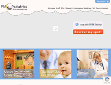 Tablet Screenshot of pmpediatrics.org